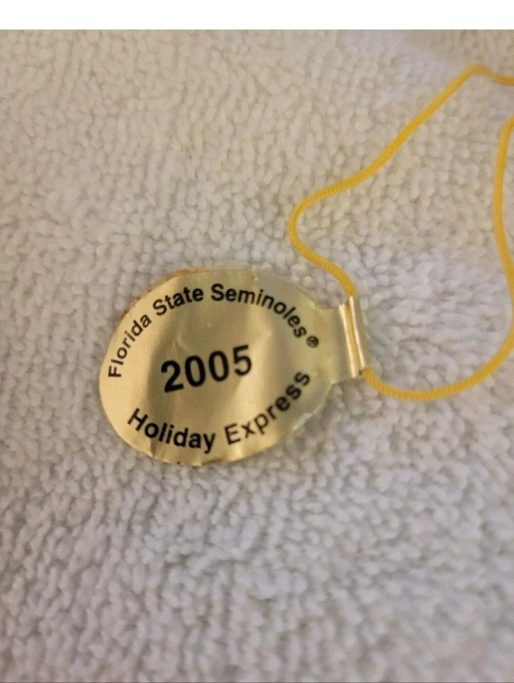 Danbury Mint 2005 Florida State FSU Holiday Express Train Christmas Ornament